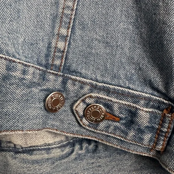 Vintage JCrew Jean Jacket size M - Picture 4 of 9